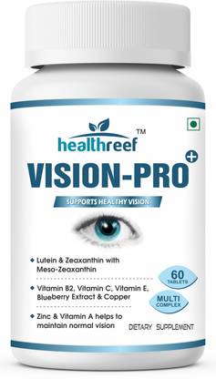 healthreef Vision Pro Plus Supports Healthy Vision 60 Tablets