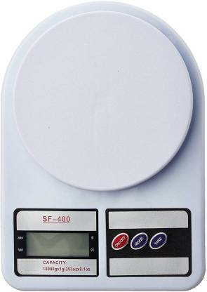 Zeom Electronic Digital 10 Kg Weight Scale Lcd Kitchen Weight Scale Machine Measure for measuring fruits,Spice,Food,Vegetable And More (Sf-400) Weighing Scale Weighing Scale