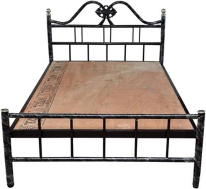 Kaisar Double Cot Bed 75x48 inch Metal King Bed