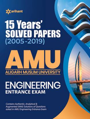 15 Years' Solved Papers for Amu Engineering Entrance Exam 2020