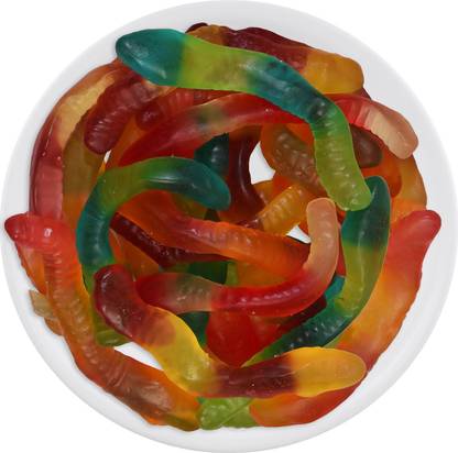 House Of Candy Jelly Snakes- Snake Shaped Gummies (Mix Flavour) Mix Jelly Candy