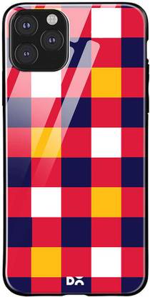 DailyObjects Quartet Checks 4 Glass Back Cover for iPhone 11 Pro Max