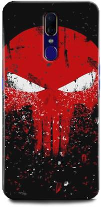 INDICRAFT Back Cover for OPPO A9, CPH1938, Punisher, Printed