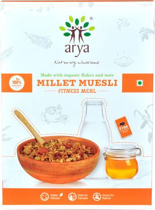 ARYA Organic Millet muesli 600 gms Box