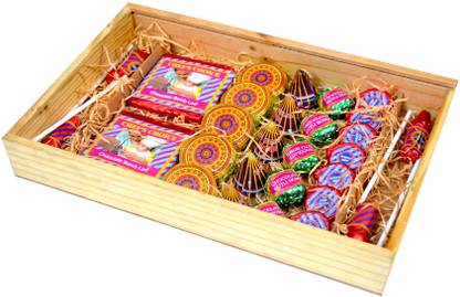 Midiron Beautiful Diwali Gift, Chocolate Cracker Box Brittles