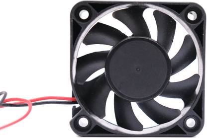 Electronic Spices DC 12V 2'' INCH Cooling Fan for PC Case, CPU Cooler Radiator 20 x 20 x 11 (Black) Cooling Fan All in one Cooler