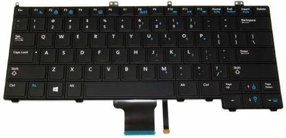 DELL Latitude 12 7000 E7240 E7440 with Backlight Backlit Internal Laptop-size Laptop Keyboard Compatible with Desktop, Laptop, Mac