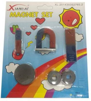 PERFECT MAGNETS School Project 5 Pcs Assorted Magnet Game for School Multipurpose Office Magnets Pack of 5