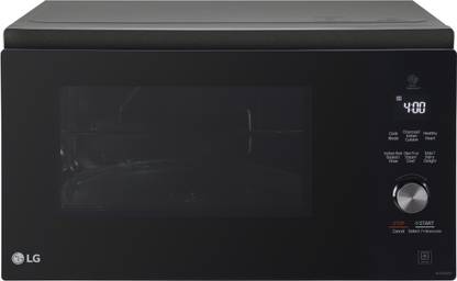 LG 32 L Diet Fry and 360 Motorised Rotisserie for crispy and tasty bar-be-que recipes, Charcoal Convection Microwave Oven