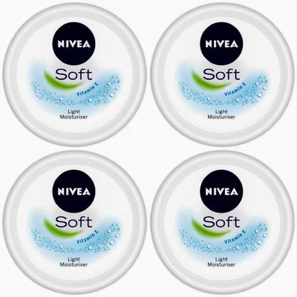 NIVEA Soft Light Moisturiser 100ml (pack of 4)