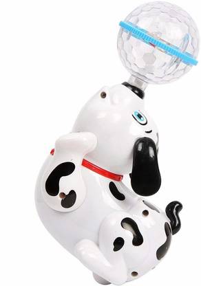 YATRI Battery Operated Dancing Dog Toy with Reflected 3D Lights and Music