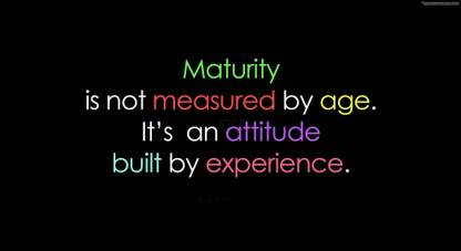 maturity is not Sticker Poster Paper Print