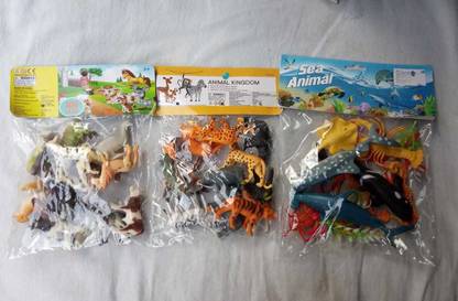 HUBBLE BUBBLE WILD, FARM AND SEA ANIMALS COMBO SET
