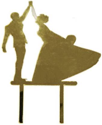 Party Hour Dancing Couple Cake Topper for Cake Decoration Cake Topper