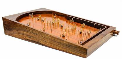 KITI KITTZ Bagatelle Traditional Wooden Crafted Tabletop Pinball Game Party & Fun Board Game