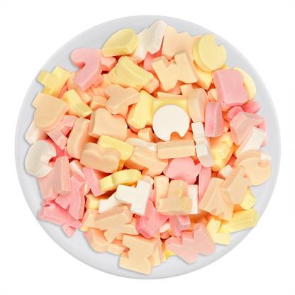 House Of Candy ABC Letters- Hard Boiled Candy in Alphabetical Shapes Mix Candy