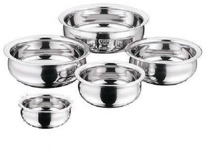 REPLICA STAINLESS STEEL HANDI SET OF 5 PIECE Induction Bottom Cookware Set