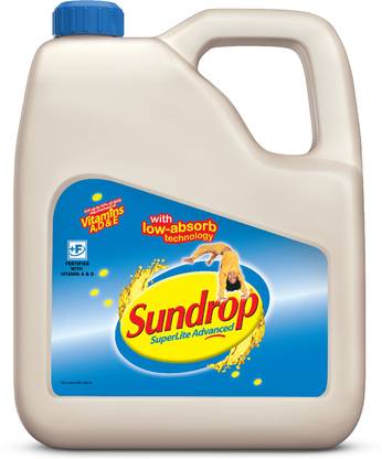 Sundrop Superlite Advanced Sunflower Oil Can (3 L) deal from flipkart