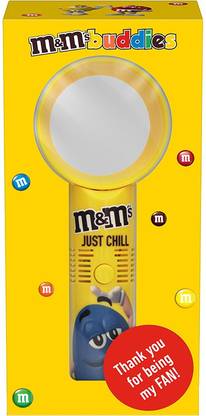 m&m's Portable Bladeless Handheld Toy Fan with Milk Chocolate Combo