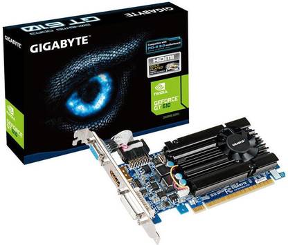GIGABYTE 610 DDR3 2 GB NVIDIA Chipset 2 bit 810 MHz Graphics Card