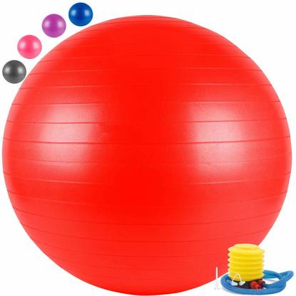 AVMART Anti-Burst Exercise Gym Ball with Pump, Anti-Slip Balance Stability Ball Gym Ball