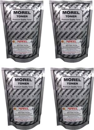 MOREL TN3250 TONER POWDER FOR USE IN Brother HL-5340D / 5350DN / 5370DN / 5380DW / MFC-8370DN / 8380DN / 8480DN / 8680 / 8690DW / 8880DN / 8890DW / DCP8070D / DCP8080DN / DCP-8085DN PRINTERS PACK OF 4 Black Ink Toner
