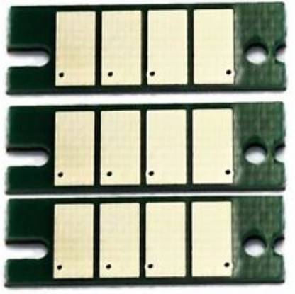 globe Toner Reset Chip For Ricoh SP 100 Toner Cartridge - Pack of 3 Single Color Ink Toner Green Ink Toner
