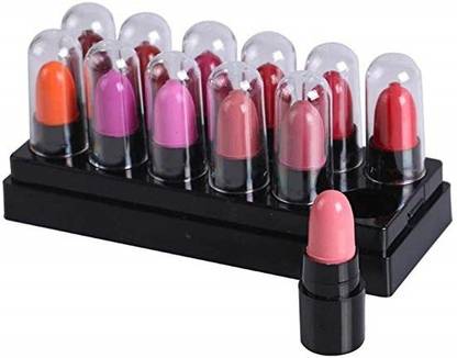 गब्बर Popluler™ Type of Mini Lipstick Pack of 12
