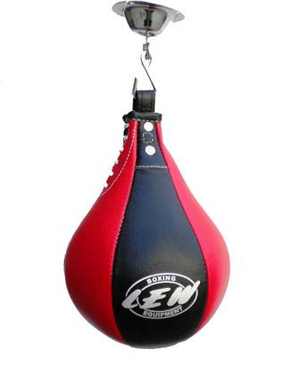LEW Split Leather Speed Bag With Swivel Speed Bag