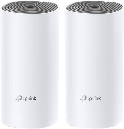 TP-Link Deco E4 (2-pack) Mesh Router 2.4 GHz, 5 GHz 1200 Mbps Wifi Speed Dual Band Internal Antenna Ethernet (Cable Broadband)