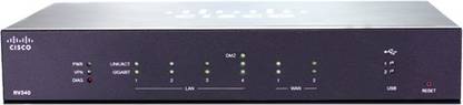 CISCO RV340 Dual WAN Gigabit VPN 4G Router 2.4 GHz 1000 Mbps Wifi Speed Dual Band Internal Antenna Ethernet (Cable Broadband)