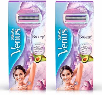 Gillette Venus Breeze Hair Removal Razor for Women, Men & Women