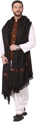ARUNA KULLU HANDLOOM Wool Woven Men Shawl
