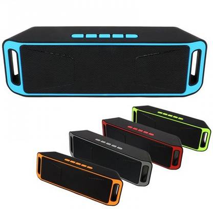 स्टैंडर्ड सेल्स SC-208 Portable Wireless Bass Sound Bluetooth Speaker with FM,AUX/SD & USB Card Slot Compatible with All Mobile Phones,iOS & Windows Device 5 W ब्लूटूथ  स्पीकर