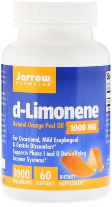 Jarrow Formulas d-Limonene, 1000 mg, 60 Softgels