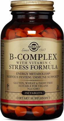 Solgar B-Complex with Vitamin C Stress Formula, 250 Tablets