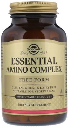 Solgar Essential Amino Complex, 90 Vegetable Capsules
