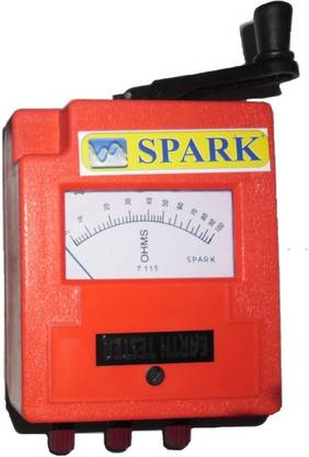 SPARK SPARK 0- 100 MEGA OHM ANALOG HAND DRIVEN INSULATION TESTER Analog Voltage Tester
