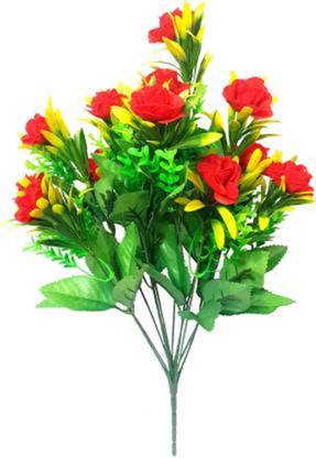 Hsc Red Rose Artificial Flower
