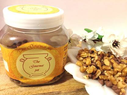 The Gourmet Pot Gourmet pot Milk Choco chips with Walnuts -200 G' Choco Chips Solid