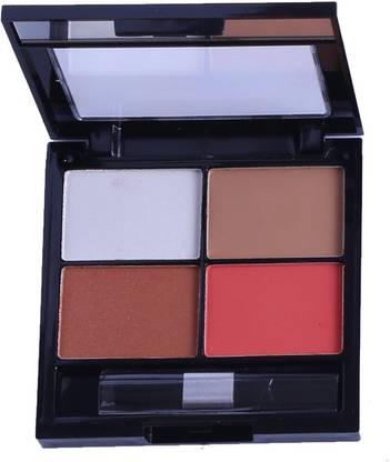 Professional 4in1 Highlighter Blusher Bronzer & Contour Palette