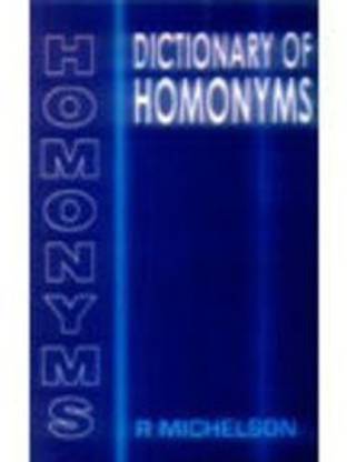 Dictionary of Homonyms