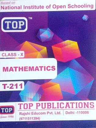 Top NIOS Class 10 Mathematics Guide T-211