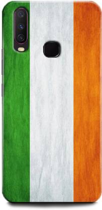 INDICRAFTS Back Cover for Vivo Y12, 1904, Indian flag, Printed