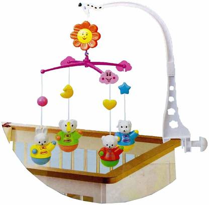 Onyx Rotating Mobile Music Rattle Bed Hanging Crib Strollers Cradle Toy