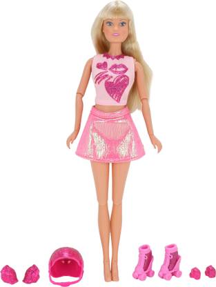 SIMBA Steffi Love Fashion Girl Doll With Glittery Roller Skates