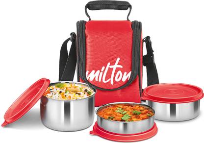 MILTON Tasty Lunch 3 3 Containers Lunch Box