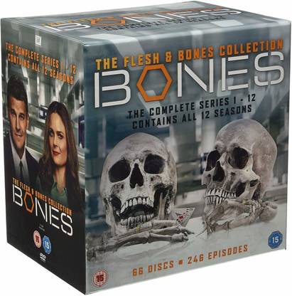 Bones: The Flesh & Bones Collection - The Complete Series 1 to 12 (66-Disc Box Set) (Includes Slipcover + Digipack) (Fully Packaged Import) (Region 2)