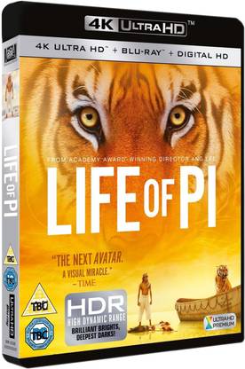 Life of Pi (4K UHD + Blu-ray + Digital Download) (2-Disc Set) (Fully Packaged Import) (Region Free)