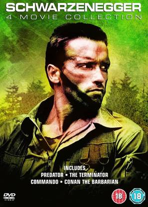 Arnold Schwarzenegger 4 Movie Collection: Predator + The Terminator + Commando + Conan The Barbarian (4-Disc Box Set) (Slipcase Packaging + Fully Packaged Import) (Region 2)